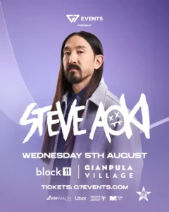 Steve Aoki en Malta en Gianpula Village Block 11 con fiesta electrónica y DJ internacional